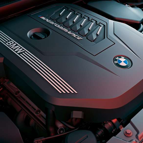 BMW TwinPower Turbo petrol engine BMW M440i xDrive Coupé G22 2020 BMW TwinPower Turbo inline 6-cylinder petrol engine BMW M440i xDrive Coupé G22 2020 close up