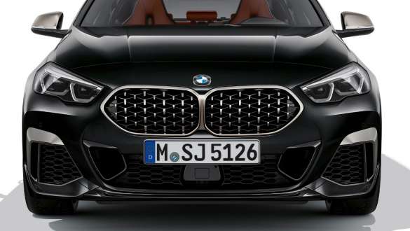 M Аеродинамичен пакет BMW M235i xDrive Gran Coupé напред M Аеродинамичен пакет BMW M235i xDrive Gran Coupé Black Sapphire металик F44 напред