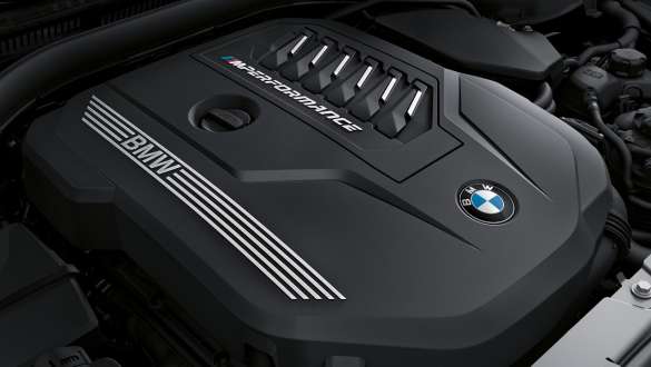 BMW M TwinPower Turbo бензински мотор BMW M440i xDrive Coupé G22 2020 BMW M440i xDrive Coupé G22 2020 BMW Бензински мотор M TwinPower Turbo со 6 сериски цилиндри одблизу