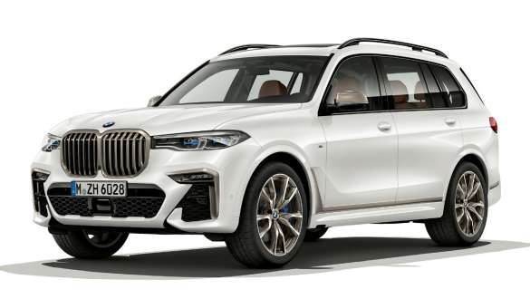 BMW X7 M Автомобил со M Aerodynamics пакет G07 2019 BMW X7 M Автомобил со M Aerodynamics пакет G07 2019 тричетвртински поглед отстрана