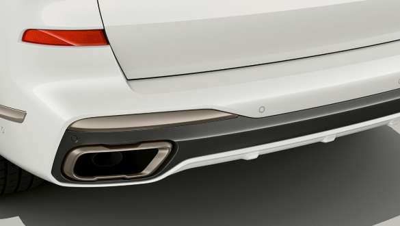 BMW X7 M Автомобил со M Sport систем за издувни гасови G07 2019 BMW X7 M Автомобил со M Sport систем за издувни гасови G07 2019 заден дел одблизу