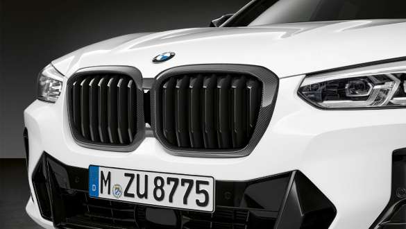 BMW X3 G01 M Performance бубрежна решетка од карбонски влакна 2021 BMW X3 G01 M Performance бубрежна решетка од карбонски влакна 2021