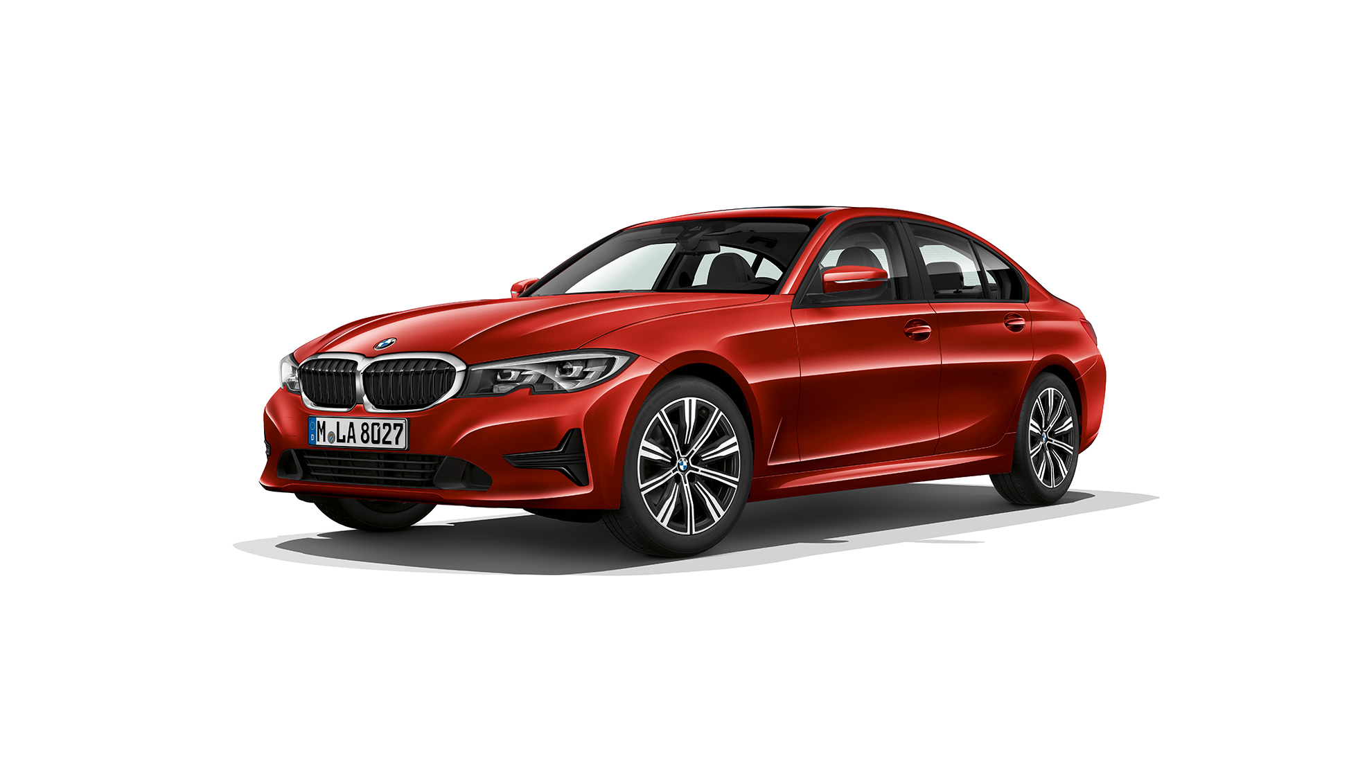 BMW Серија 3 Седан, Model Advantage. Страничен замрзнт кадар на BMW Серија 3 Седан како Model Advantage.