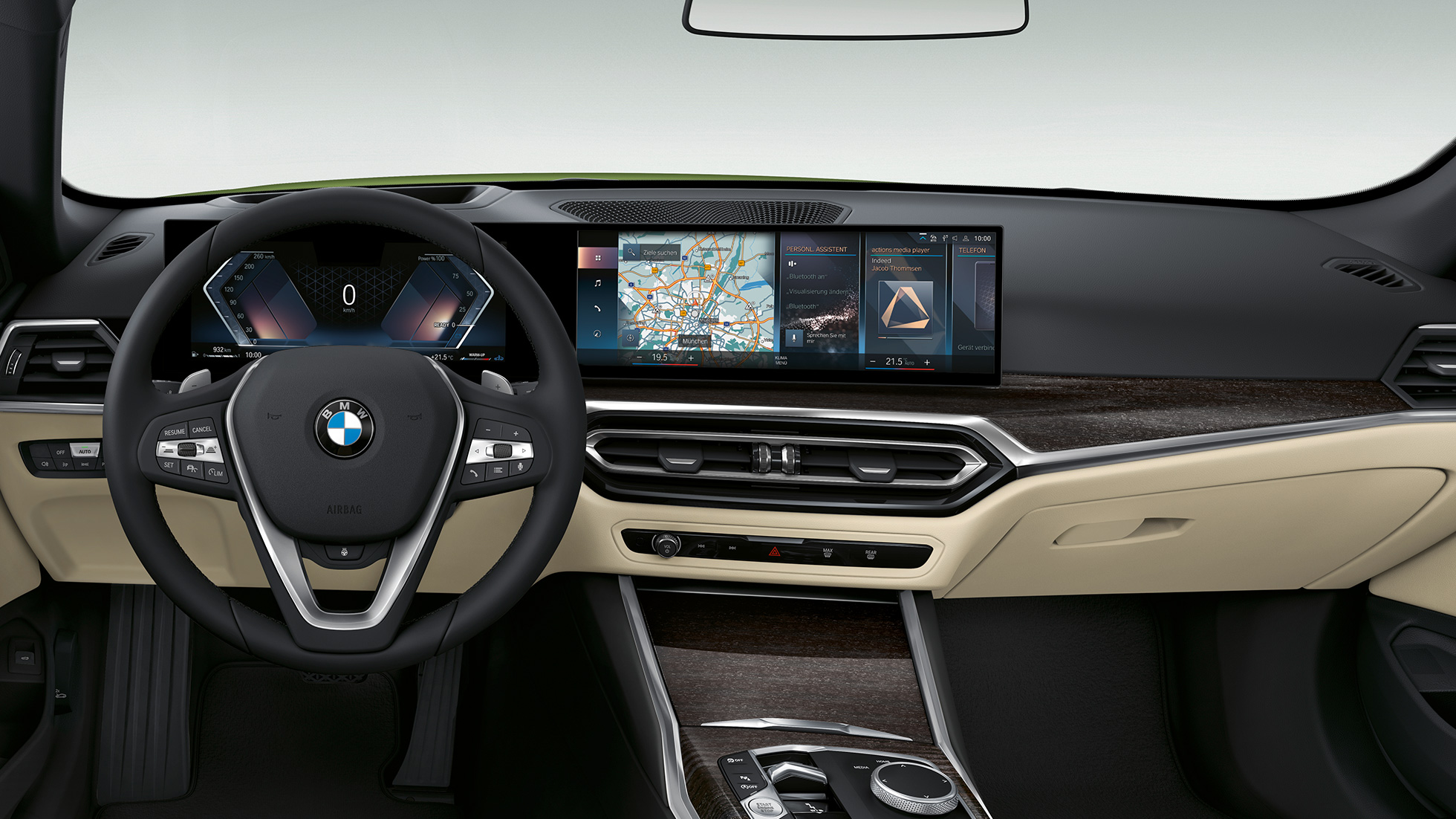 Кабина на BMW Серија 4 Кабриолет основен модел G23 2020 BMW Серија 4 Кабриолет G23 2020 основен модел внатрешна кабина