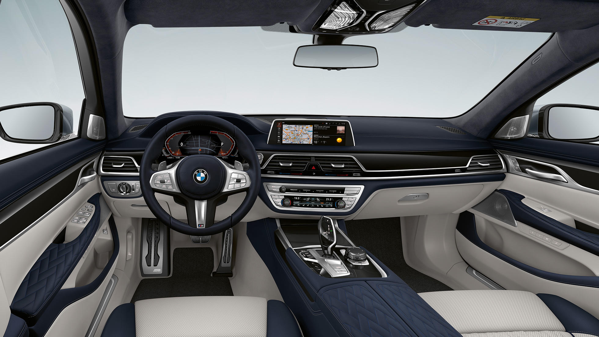 BMW Серија 7 Седан M Sport пакет, внатрешност Внатрешност на BMW Серија 7 Седан M Sport пакет