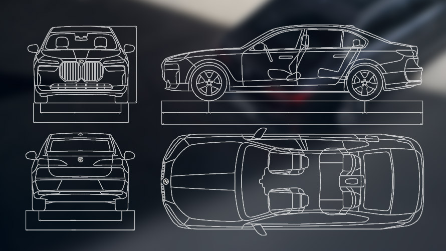 Технички податоци BMW Серија 7 Седан G70 ICE 740i BMW Серија 7 Седан G70 ICE 740i технички податоци