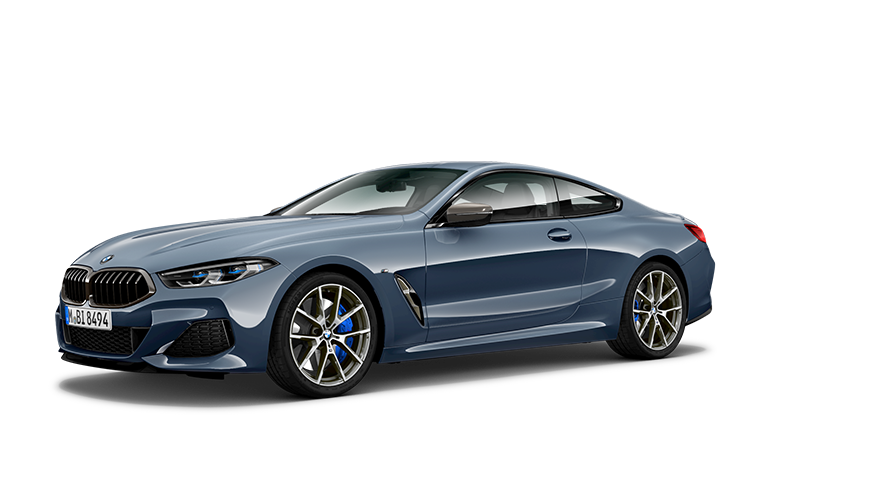 BMW Серија 8 Coupé (G15) тричетвртински страничен поглед BMW Серија 8 Coupé (G15) тричетвртински страничен поглед