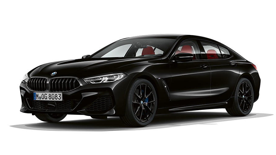 BMW серија 8 Gran Coupé, Dark Seduction тричетвртински приказ однапред