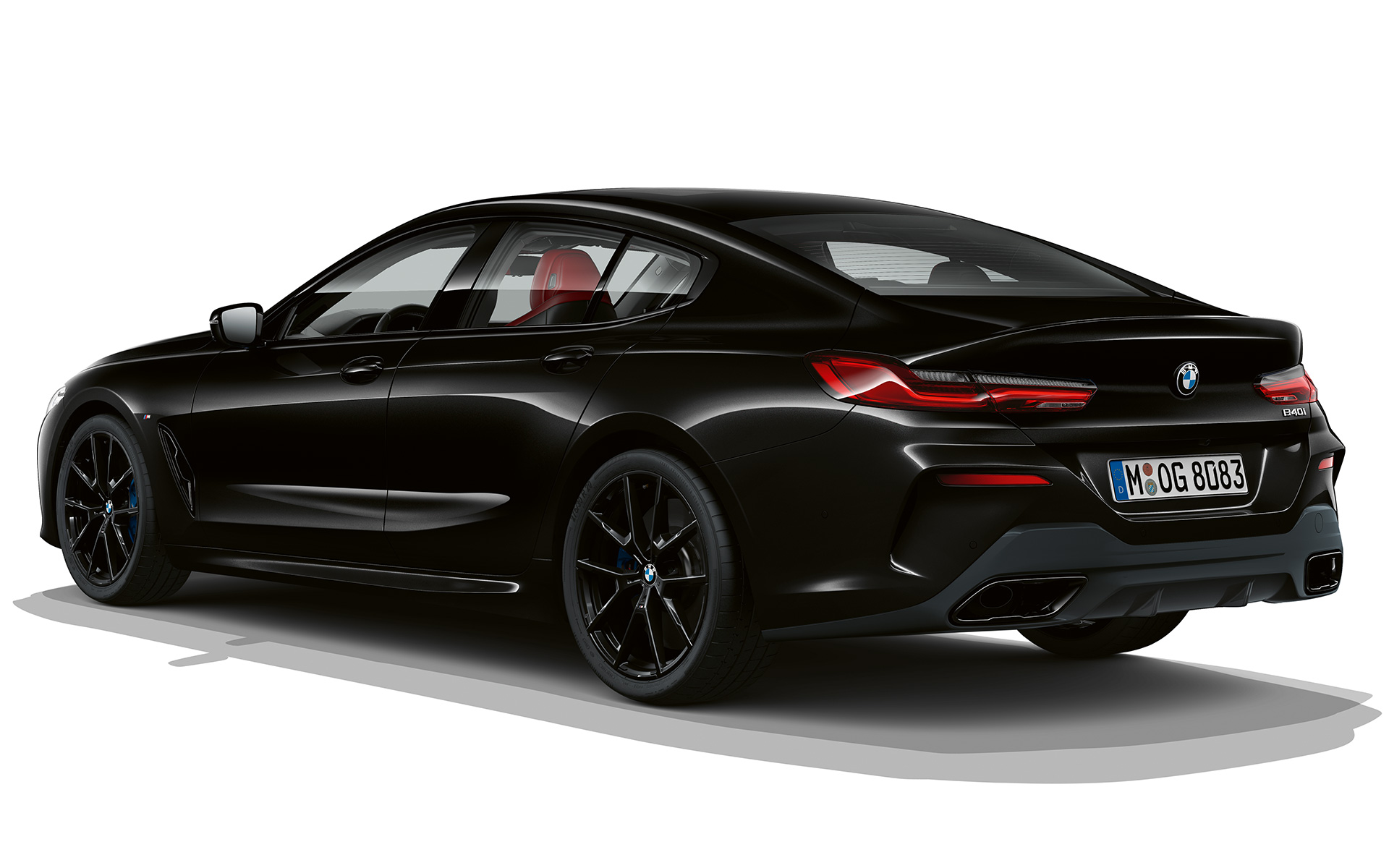 Dark Seduction тричетвртински приказ одзади BMW серија 8 Gran Coupé, Dark Seduction тричетвртински приказ одзади