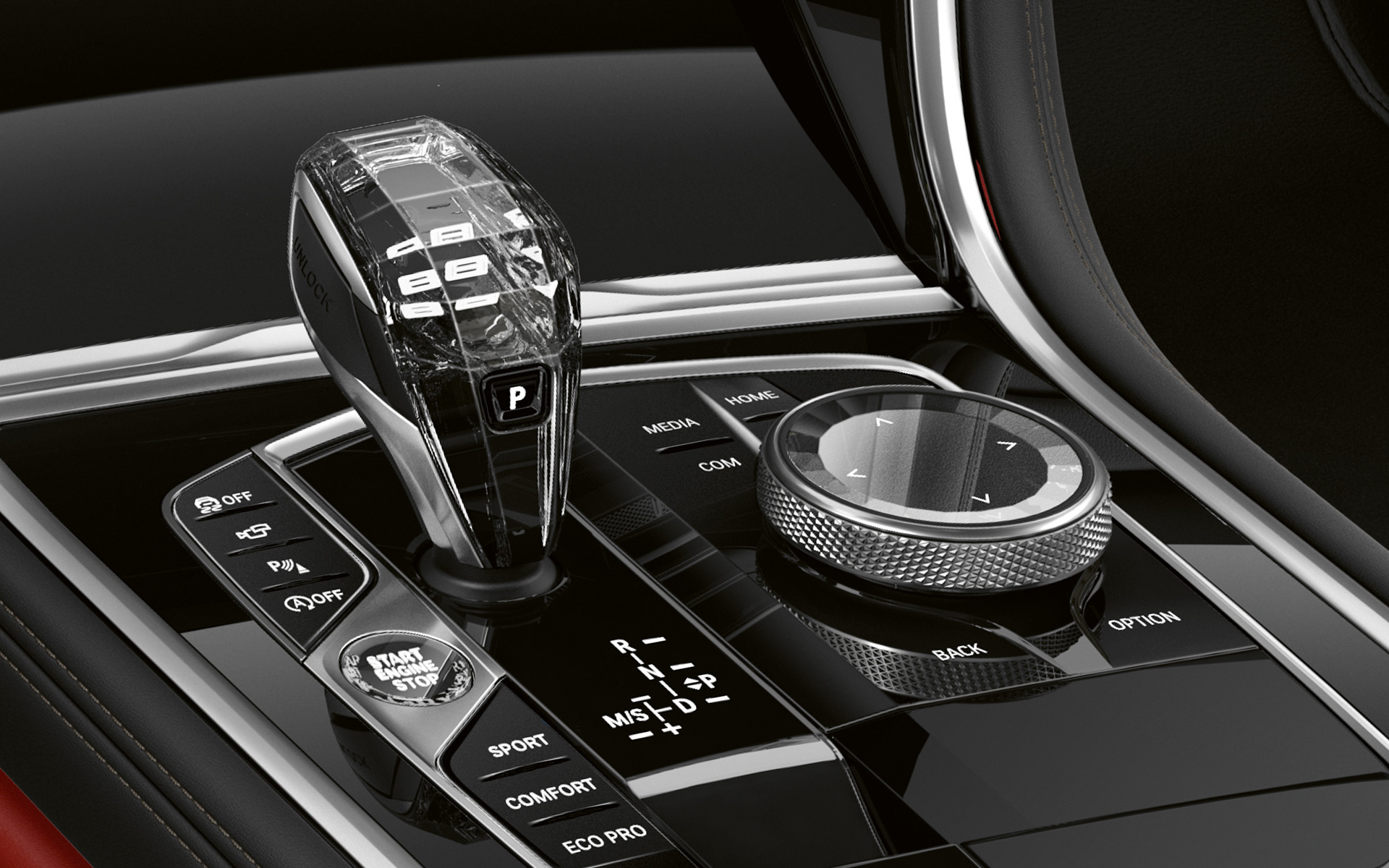 Dark Seduction кокпит BMW серија 8 Gran Coupé, Dark Seduction кокпит