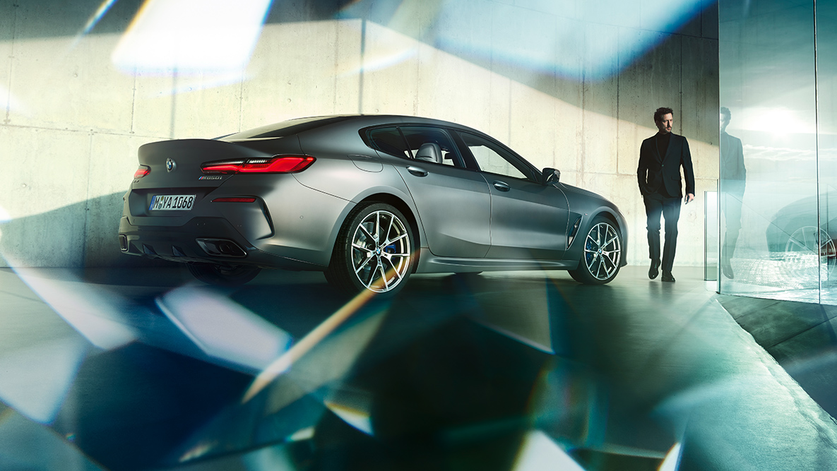 Дизајн на луксузен спортски автомобил BMW серија 8 Gran Coupé, дизајн на луксузен спортски автомобил