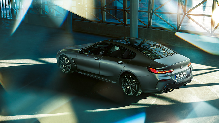 BMW серија 8 Gran Coupé, дизајн, поглед од птичја перспектива