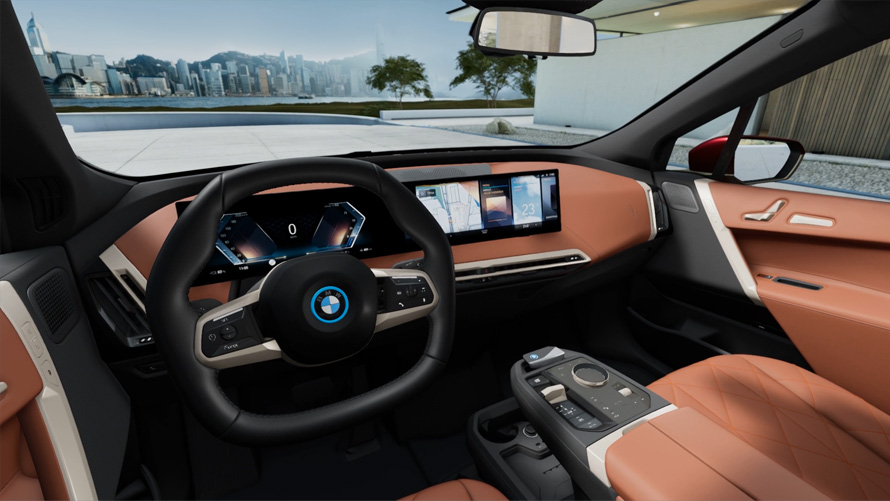 BMW iX i20 електричен SUV внатрешност BMW iX i20 2021 електричен SUV внатрешност