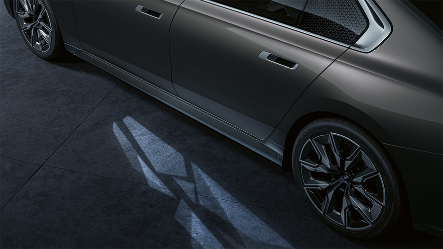 BMW i7 Седан G70 Надворешност Welcome Light килим