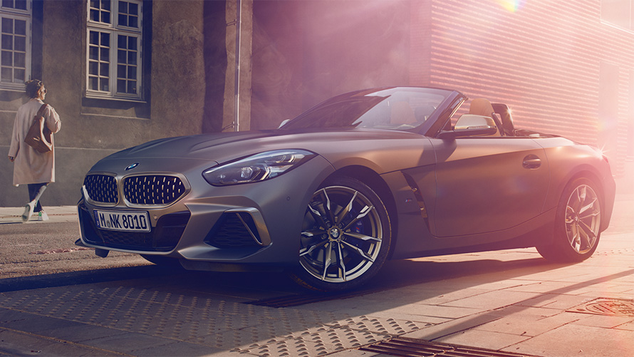 BMW Z4 M40i Roadster G29 2019 BMW Individual Frozen Grey металик тричетвртински поглед однапред