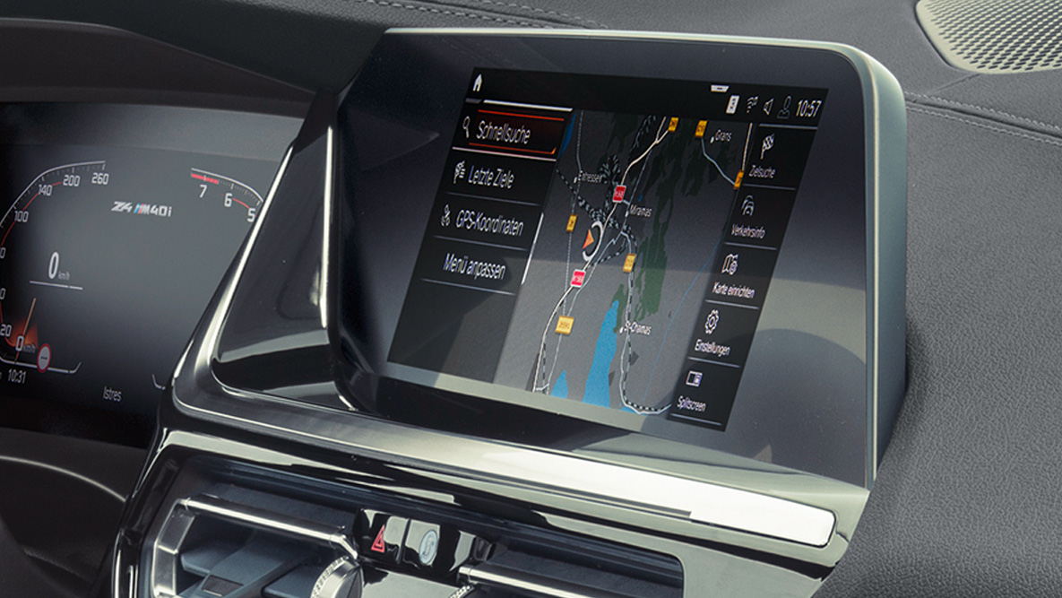 BMW Intelligent Personal Assistant BMW Z4 M40i Roadster G29 BMW Intelligent Personal Assistant BMW Z4 M40i Roadster G29 2019 контролен дисплеј