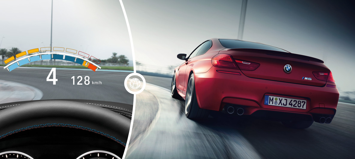 BMW Head-Up Display with M specific functions BMW Head-Up Display with M specific functions