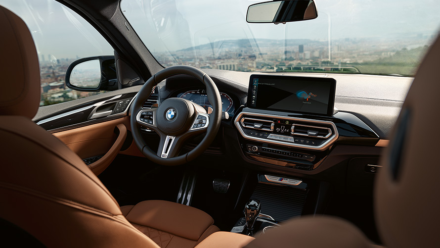 BMW X3 M40i G01 LCI Facelift 2021 кокпит