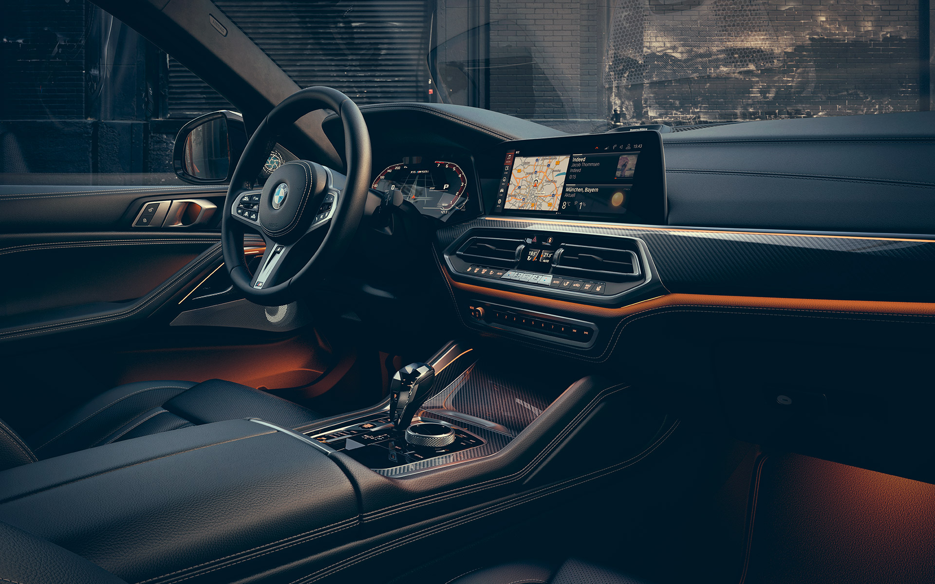 BMW X6 M50i кокпит ориентиран кон потребите на возачот G06 2018 SUV