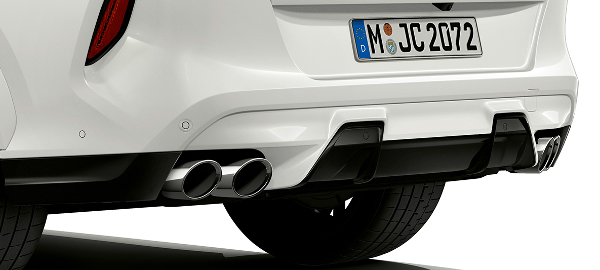 Задна рамка BMW X6 M F96 Задна рамка BMW X6 M F96 2020 SUV заден поглед