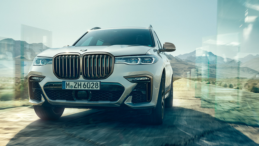 BMW X7 M50i G07 2019 димензии на линиски цртеж BMW X7 M50i G07 2019 димензии на линиски цртеж