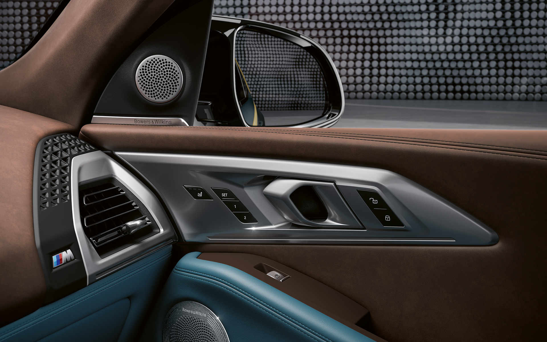 BMW XM G09 Bowers & Wilkins Diamond Surround систем за озвучување BMW XM G09 Внатрешност Bowers & Wilkins Diamond Surround систем за озвучување
