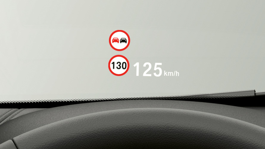 BMW X1, Head-up екран BMW X1 внатрешност, поглед на BMW Head-Up екран