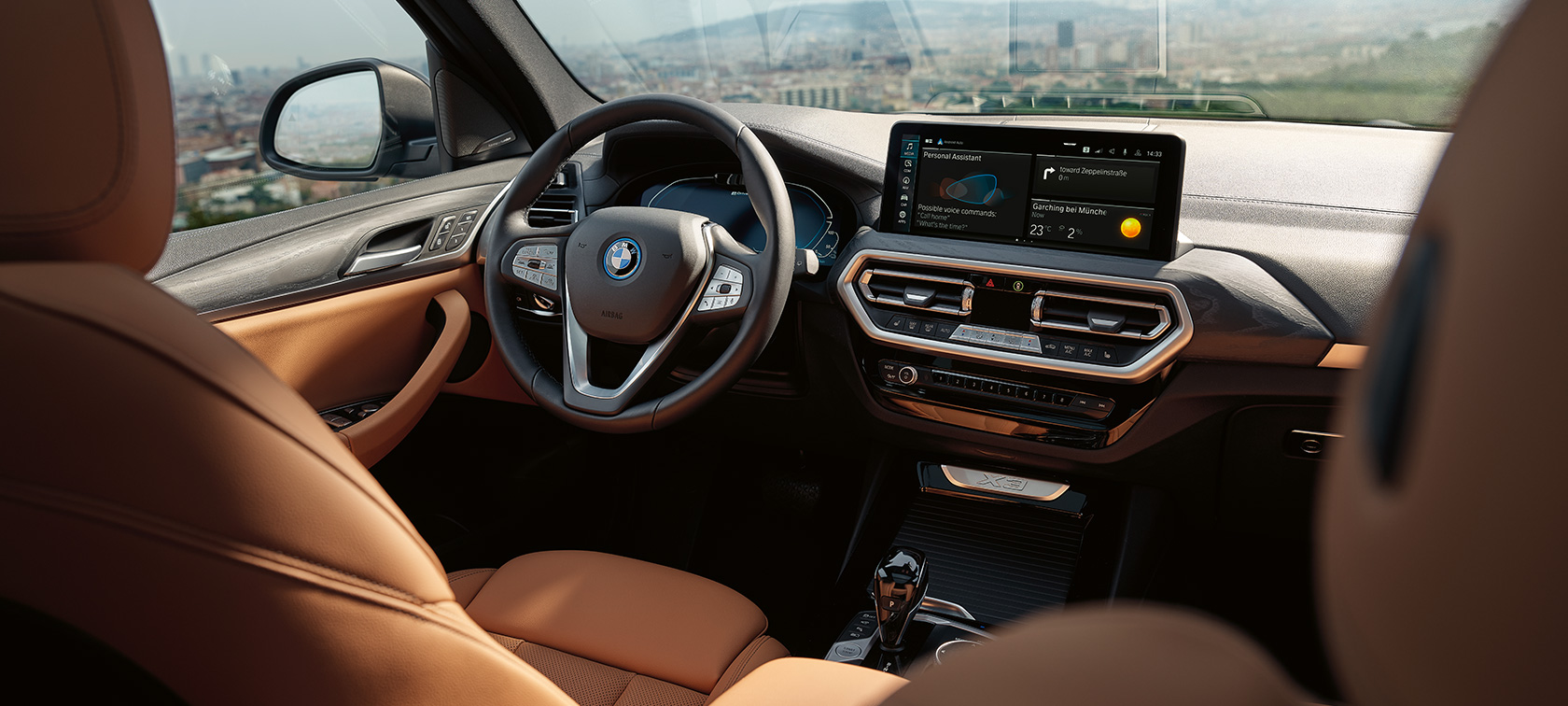 BMW X3 G01 Карактеристики на дизајнот со тапацир Sensatec Cognac 2021 BMW X3 G01 Карактеристики на дизајнот со тапацир Sensatec Cognac 2021