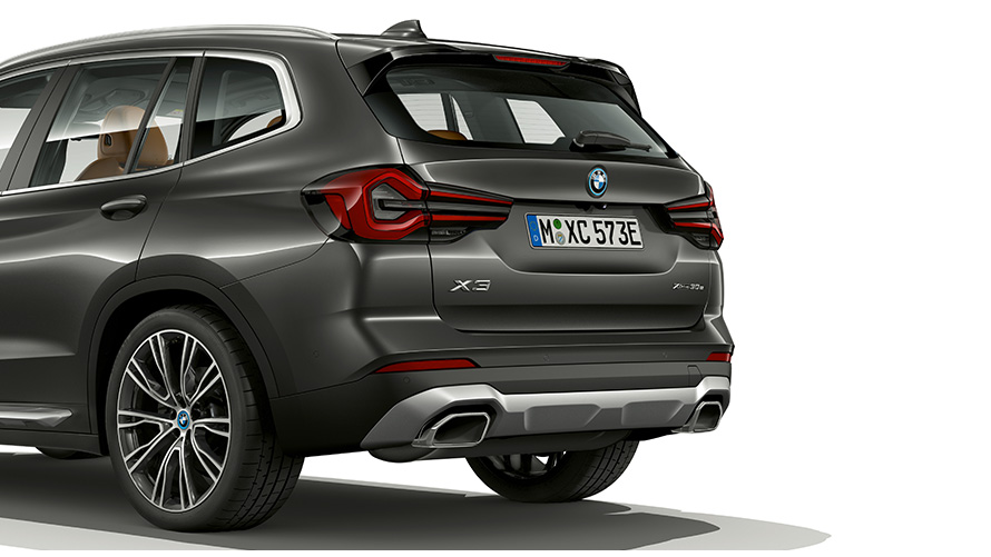 BMW X3 G01 Sophisto Grey дизајн на задниот дел 2021 BMW X3 G01 Sophisto Grey дизајн на задниот дел одблизу 2021