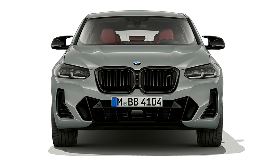 BMW X4 G02 Brooklyn Grey сива боја крупен кадар на дизајн на преден дел 2021 BMW X4 G02 Brooklyn Grey сива боја крупен кадар на дизајн на преден дел 2021