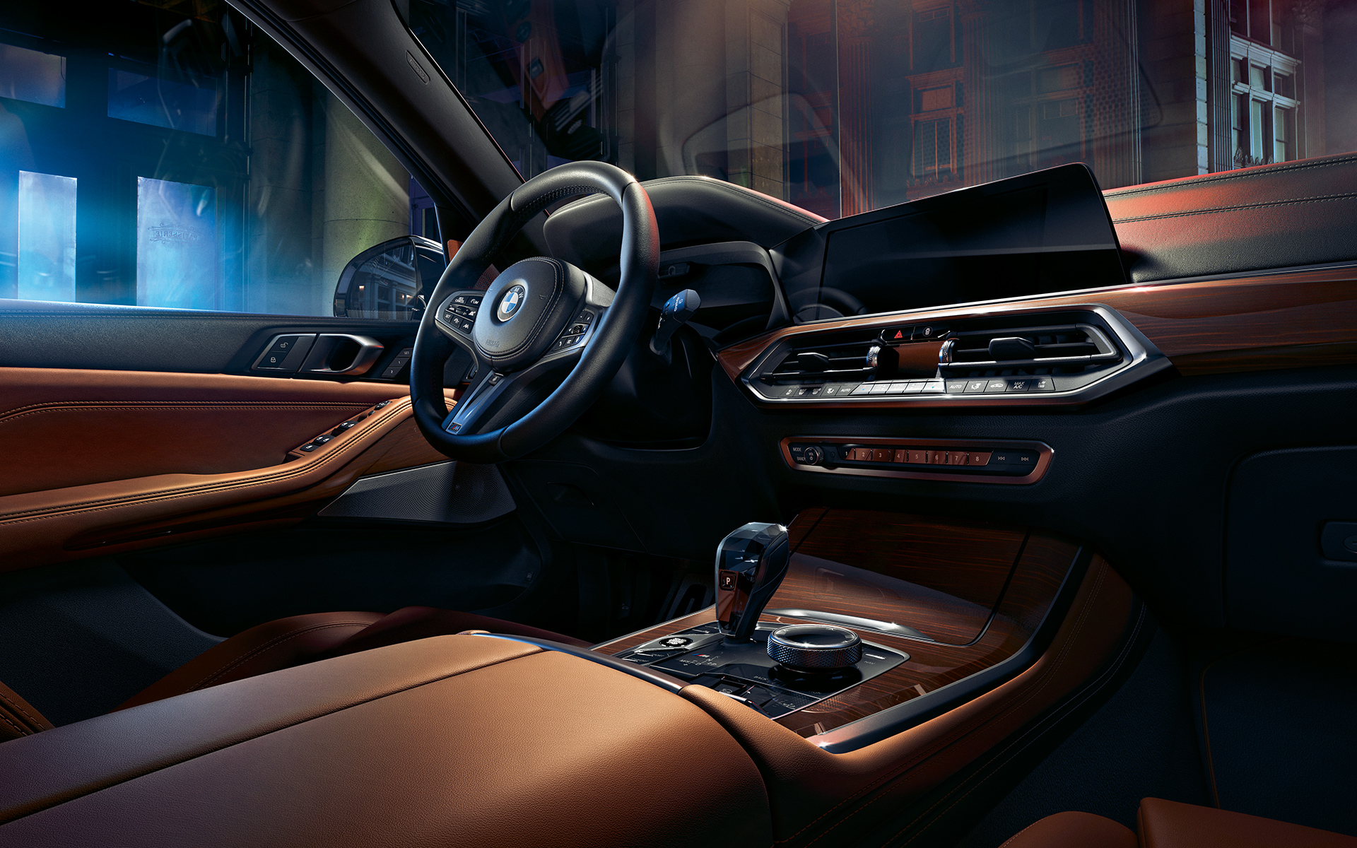 Кабина, иструмент табла и централна конзола на BMW X5