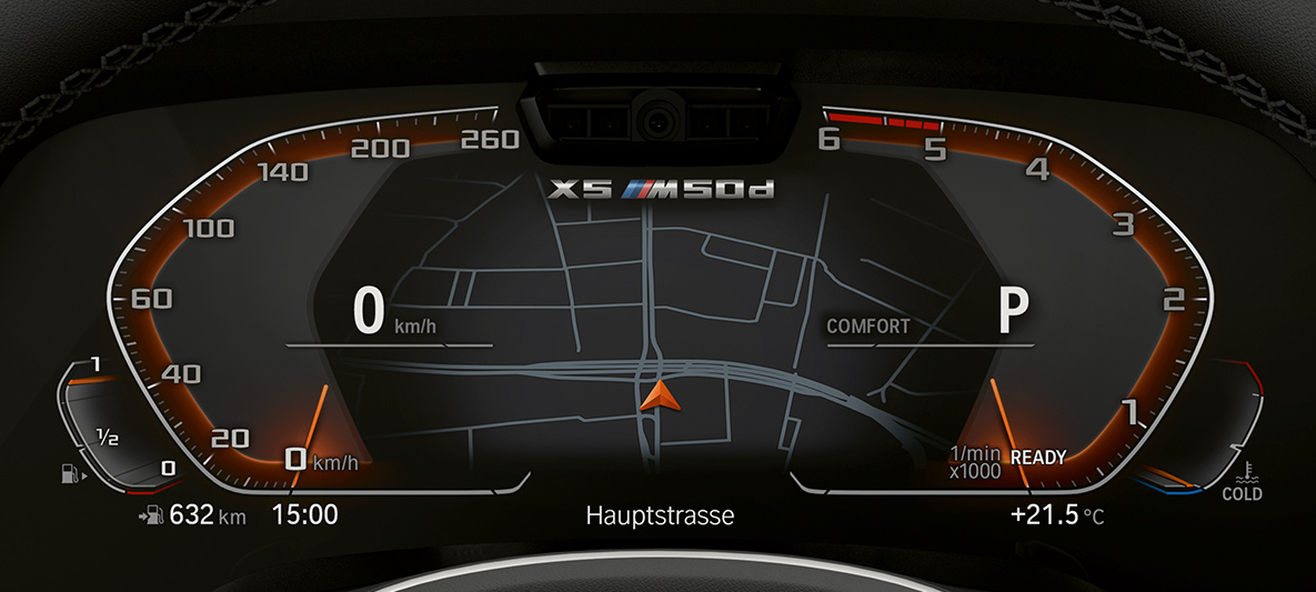 Внатрешност на BMW X5 M50d Предни кожни седишта на BMW X5 M50d