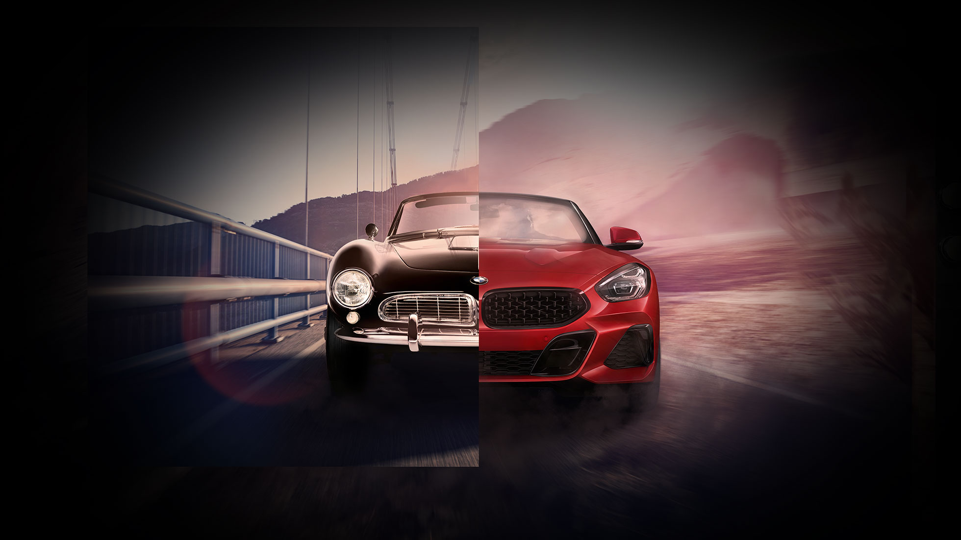 Сребрен BMW 507 Преден кадар на сребрен BMW 507