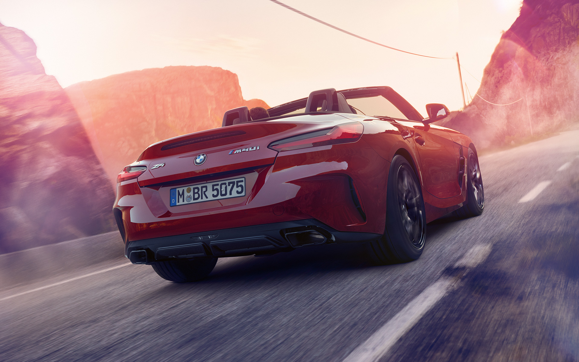 Заден кадар на BMW Z4 Roadster (G29) Заден кадар на BMW Z4 Roadster (G29) на пат