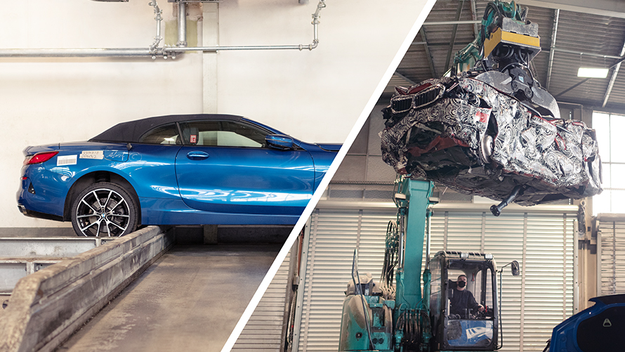 BMW одржливост рециклирање на користени возила BMW електромобилност BMW одржливост зелено производство рециклирање на користени возила