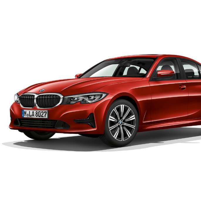 BMW Серија 3 Седан, Model Advantage. Страничен замрзнт кадар на BMW Серија 3 Седан како Model Advantage.